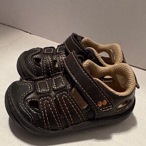 Surprize Stride Rite Brown Kids Sandals with Velcro
